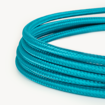 Aqua // Textile cable 90° and Straight plugs